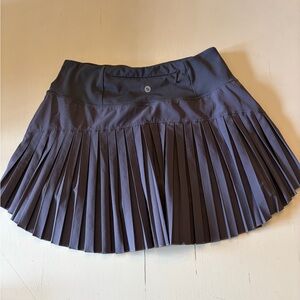 Baleaf Grey Sports Skort Skirt Pleating Detail Size Large